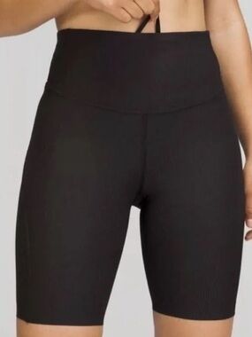 Lululemon Base Pace High-Rise Short 8" black size 4 like new